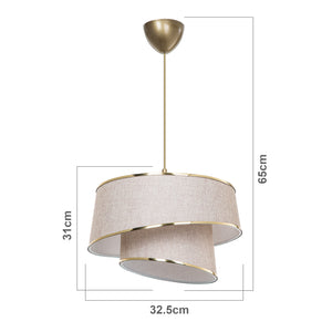 Lámpara colgante Wigan [lux.pro]