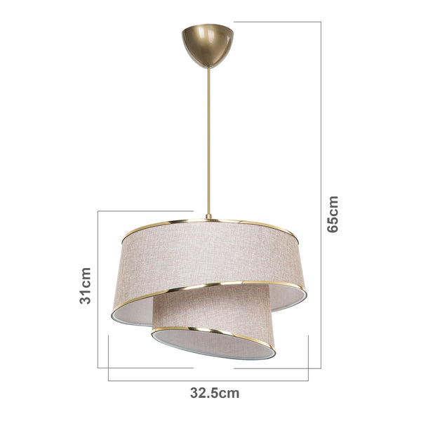 Lámpara colgante Wigan [lux.pro]
