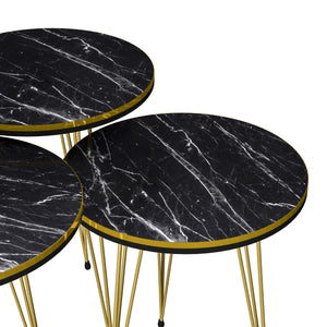 Mesa de comedor Ry juego de 3 en varios colores [en.casa]