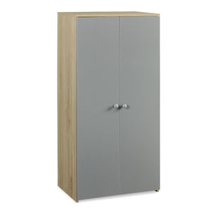 Armario ropero infantil Beldinupp con 2 puertas 123x60x40 cm [en.casa]