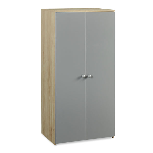 Armario ropero infantil Beldinupp con 2 puertas 123x60x40 cm [en.casa]