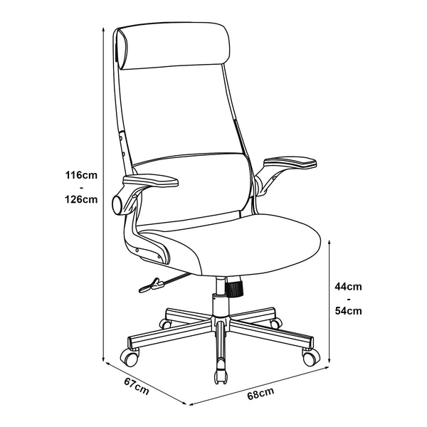 Silla de oficina Kungsbacka en varios colores [en.casa]