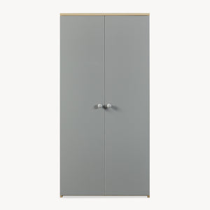 Armario ropero infantil Beldinupp con 2 puertas 123x60x40 cm [en.casa]