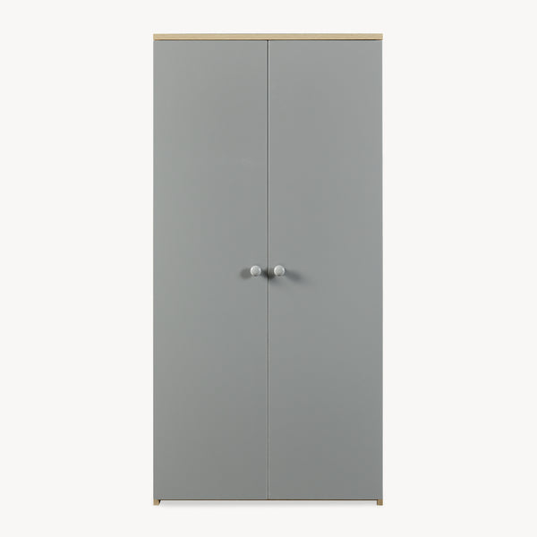 Armario ropero infantil Beldinupp con 2 puertas 123x60x40 cm [en.casa]