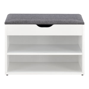 Banco de zapato Gentofte 46 x 60 x 30 cm para 4 pares aglomerado en Varios Colores [en.casa] 