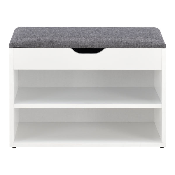 Banco de zapato Gentofte 46 x 60 x 30 cm para 4 pares aglomerado en Varios Colores [en.casa] 
