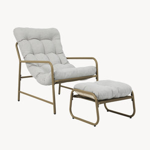 Conjunto de muebles de jardín Trerdfjoa de 3 piezas [en.casa]