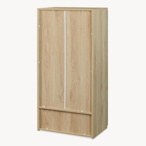 Armario ropero infantil Beldinupp con 2 puertas 123x60x40 cm [en.casa]