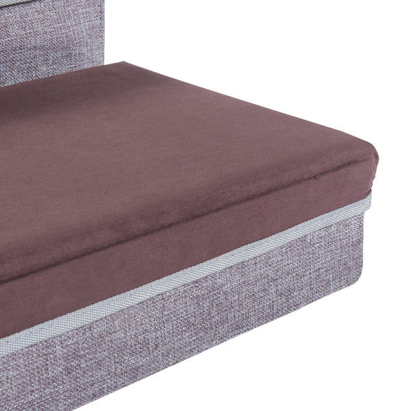 Escalera para perros Vojens de 3 niveles - Gris [en.casa]