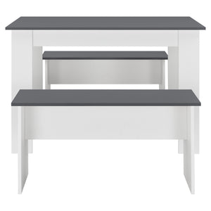 Conjunto de mesa y banco 110x70 cm en varios colores en.casa