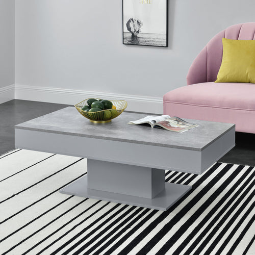 Mesa de centro Lünen con 2 compartimentos de almacenamiento varios colores [en.casa]