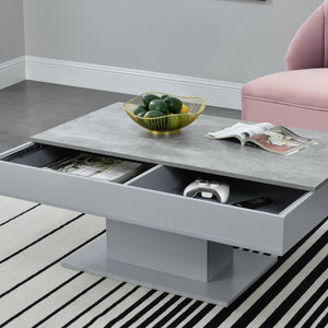 Mesa de centro Lünen con 2 compartimentos de almacenamiento varios colores [en.casa]