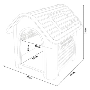 Caseta para perros Bello [en.casa]