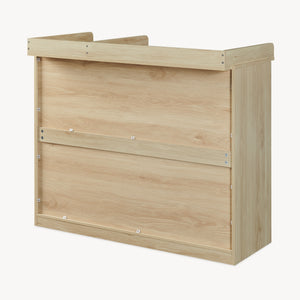 Cómoda Beldinupp con cambiador extraíble 3 cajones 93x110x55 cm [en.casa]