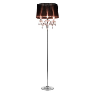 Lámpara de pie Noble Black 165 x Ø 45 cm Negro lux.pro