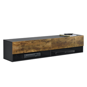 Mueble TV de pared Halmstad 2 puertas [en.casa]