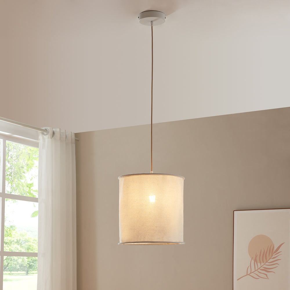 Lámpara colgante Buckley blanca [lux.pro] - premiumXL