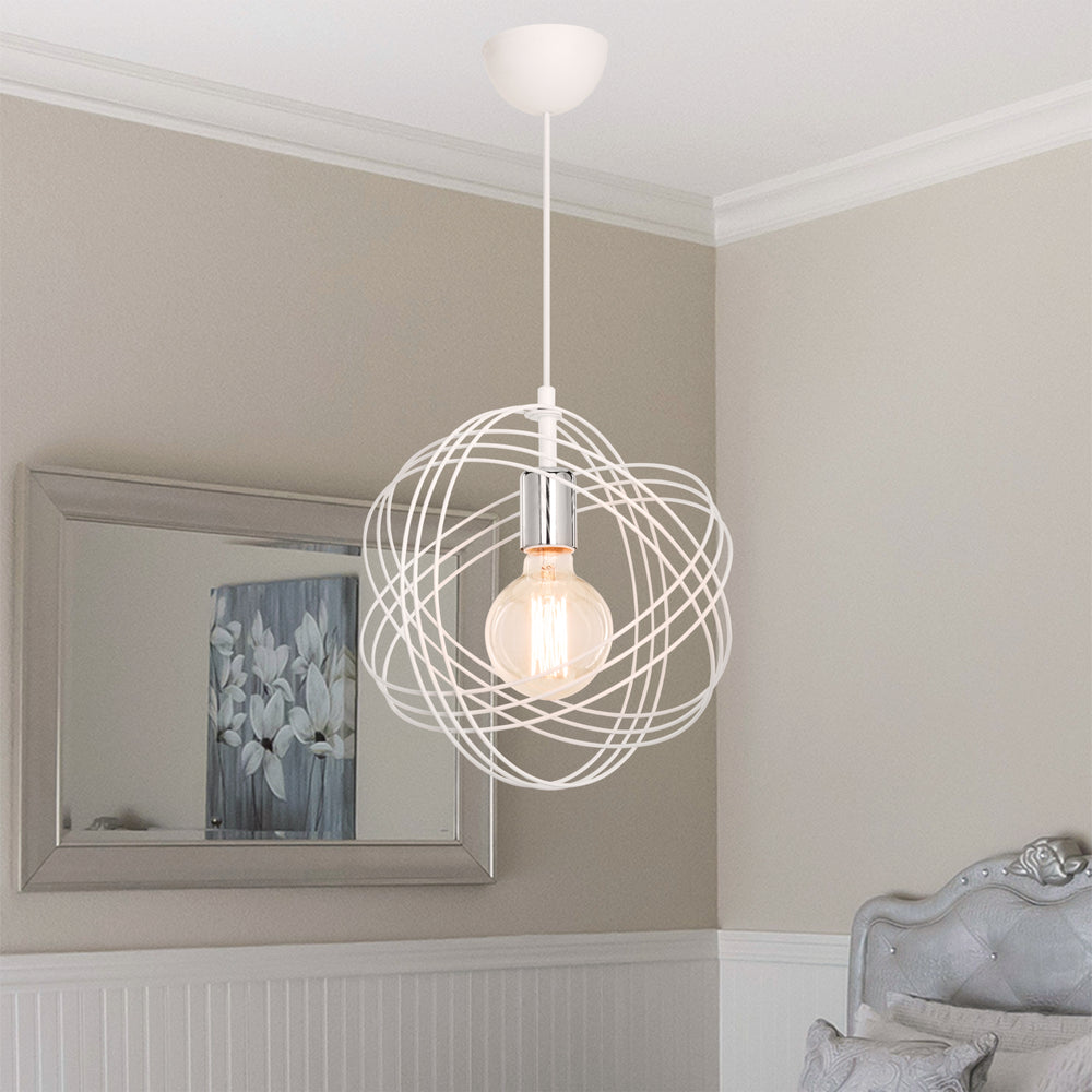 Lámpara colgante Hove E27 metal en varios colores [lux.pro] - premiumXL