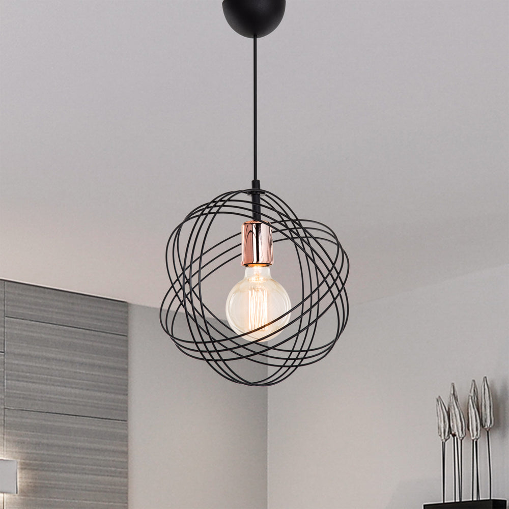 Lámpara colgante Hove E27 metal en varios colores [lux.pro] - premiumXL