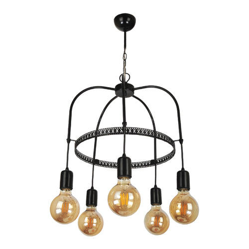 Lámpara colgante Llandudno E27 metal en varios colores y tamaños [lux.pro] - premiumXL