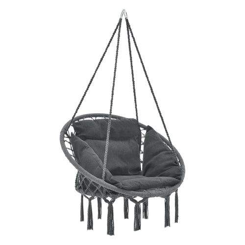 Silla colgante Kailua Máx. 150 kg Interior Exterior con cojín casa.pro