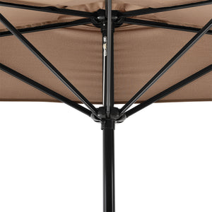 Parasol semicircular Eger Ø300 en varios colores [casa.pro]