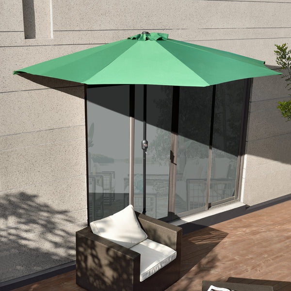 Parasol semicircular Eger Ø300 en varios colores [casa.pro]