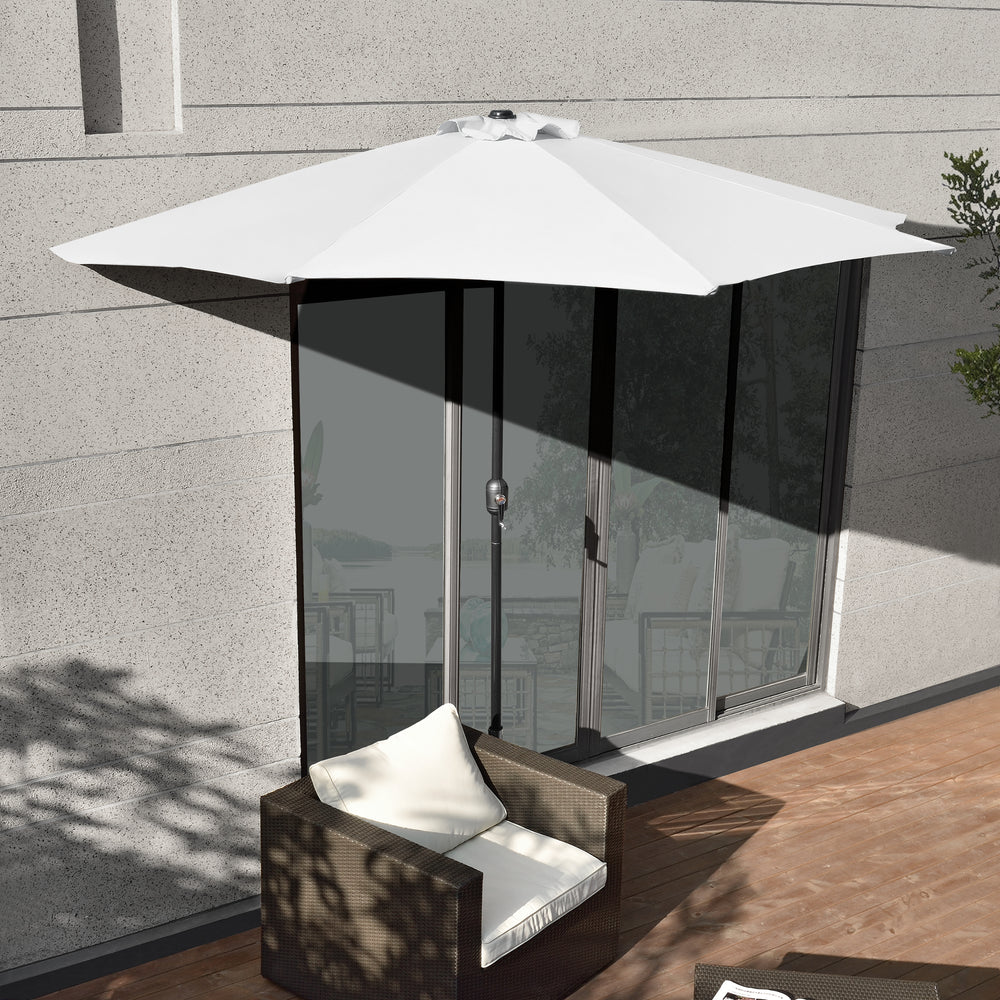 Medio - Sombrilla Eger Ø300 semicircular en varios colores [casa.pro] - premiumXL