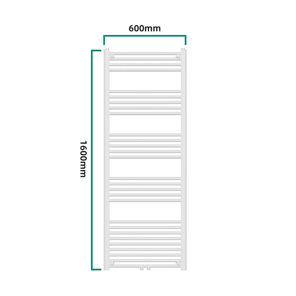 Radiador toallero mural Voss 21/24/28 tubos acero - En diferentes medidas y colores [neu.haus]