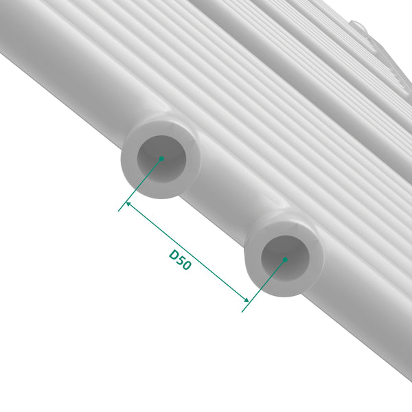 Radiador toallero mural Voss 21/24/28 tubos acero - En diferentes medidas y colores [neu.haus]