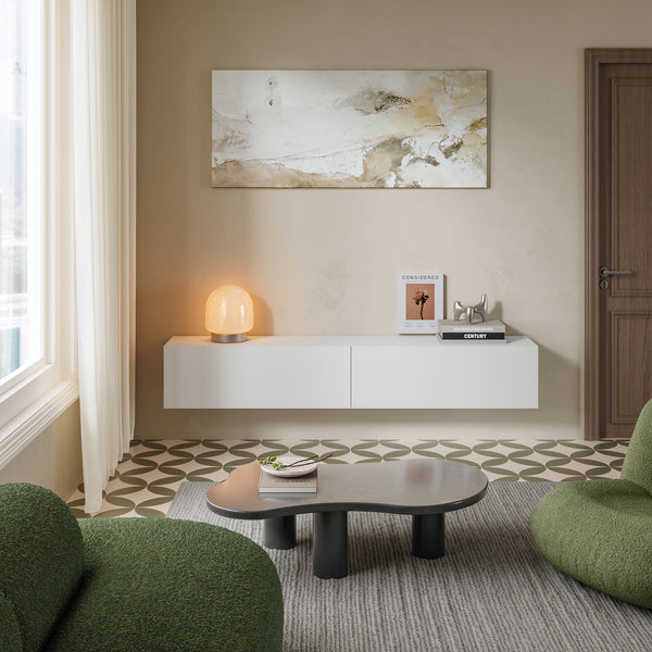 Mueble de TV de pared Evaton [en.casa]
