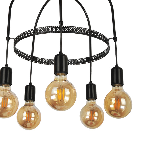 Lámpara colgante Llandudno E27 metal en varios colores y tamaños [lux.pro]