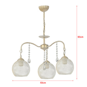Lámpara colgante Randalstown de 2/3 luces en varios colores [lux.pro]