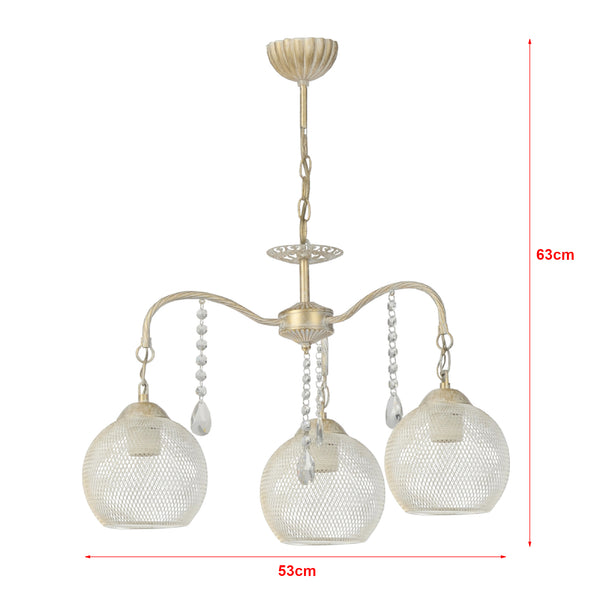 Lámpara colgante Randalstown de 2/3 luces en varios colores [lux.pro]