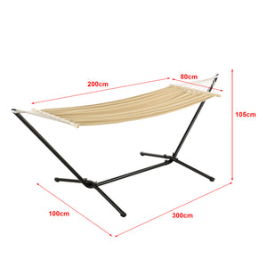 Hamaca Surte con estructura 200x100 cm [en.casa]
