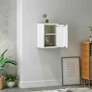 Armario colgante Burlöv 50x33x35 cm acero [en.casa]