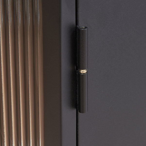 Armario de pared Zundert puerta de vidrio 60x35x15 cm - [en.casa]