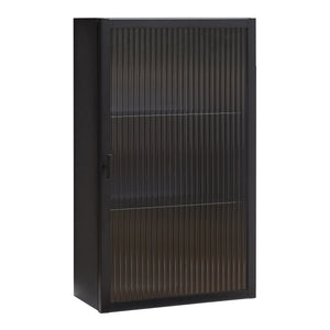 Armario de pared Zundert puerta de vidrio 60x35x15 cm - [en.casa]