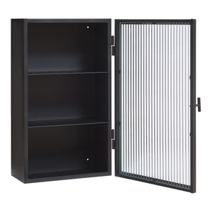 Armario de pared Zundert puerta de vidrio 60x35x15 cm - [en.casa]