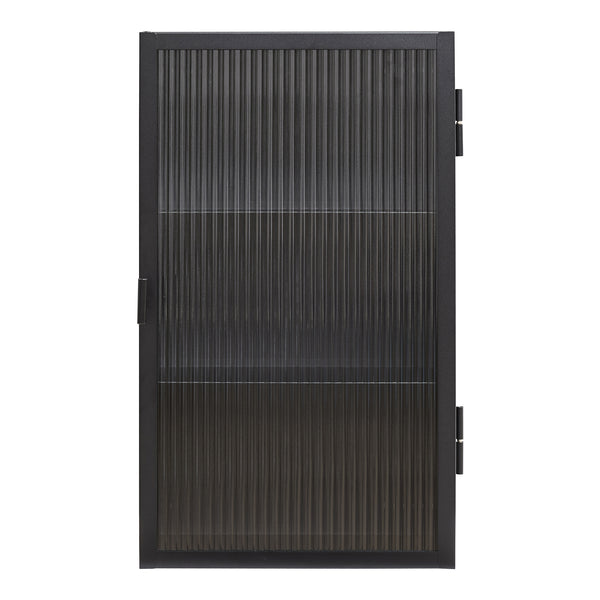 Armario de pared Zundert puerta de vidrio 60x35x15 cm - [en.casa]