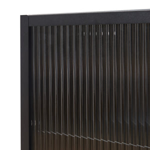 Armario de pared Zundert puerta de vidrio 60x35x15 cm - [en.casa]