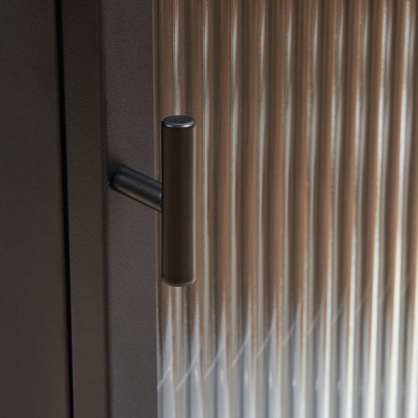 Armario de pared Zundert puerta de vidrio 60x35x15 cm - [en.casa]