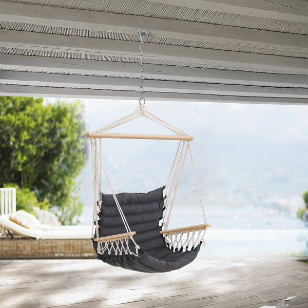 Silla colgante Bariloche máx. 100 kg en varios colores [en.casa]