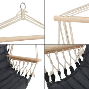 Silla colgante Bariloche máx. 100 kg en varios colores [en.casa]