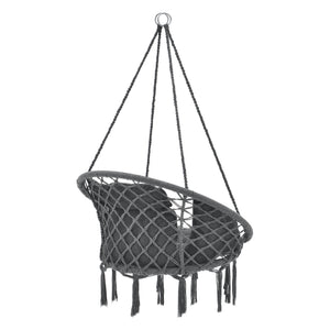 Silla colgante Kailua Máx. 150 kg Interior Exterior con cojín casa.pro