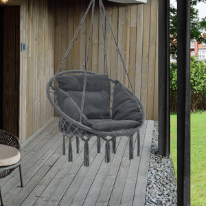 Silla colgante Kailua Máx. 150 kg Interior Exterior con cojín casa.pro