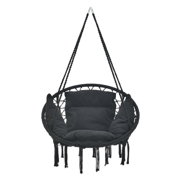 Silla colgante Kailua Máx. 150 kg Interior Exterior con cojín casa.pro