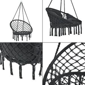 Silla colgante Kailua Máx. 150 kg Interior Exterior con cojín casa.pro