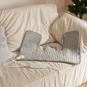 Almohadilla térmica eléctrica Borrello 100W 65x45cm Gris [en.casa]