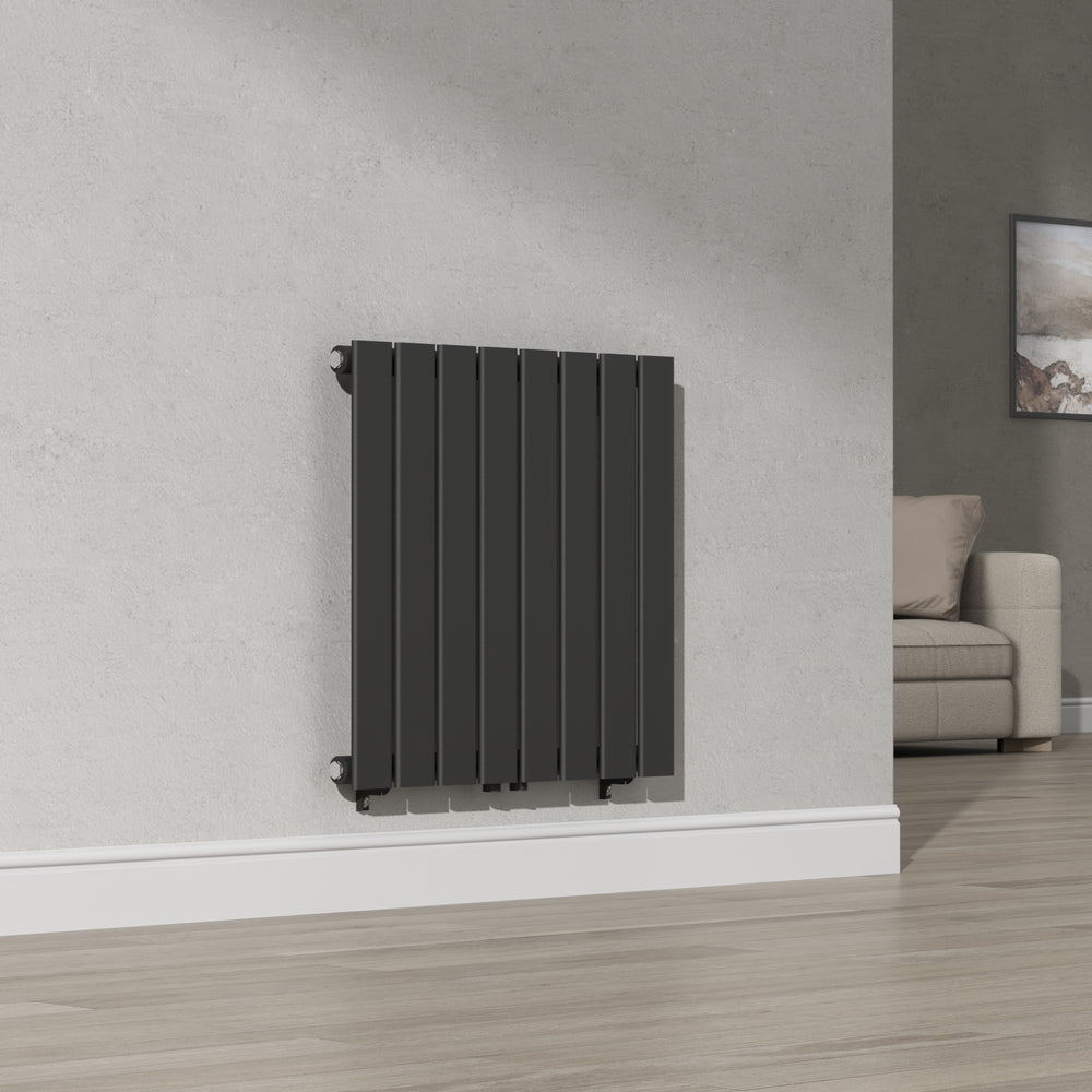 Radiador de diseño Nore Negro 60x60cm Monocapa 459W [neu.haus]